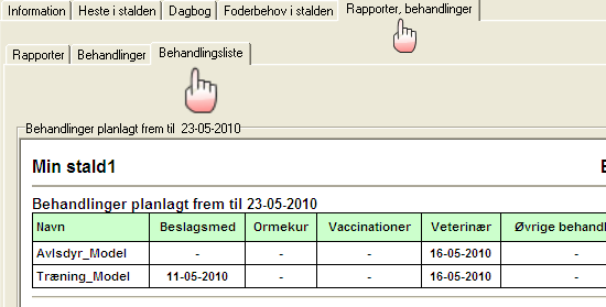 45-306 behandlingsrapport stall